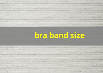 bra band size